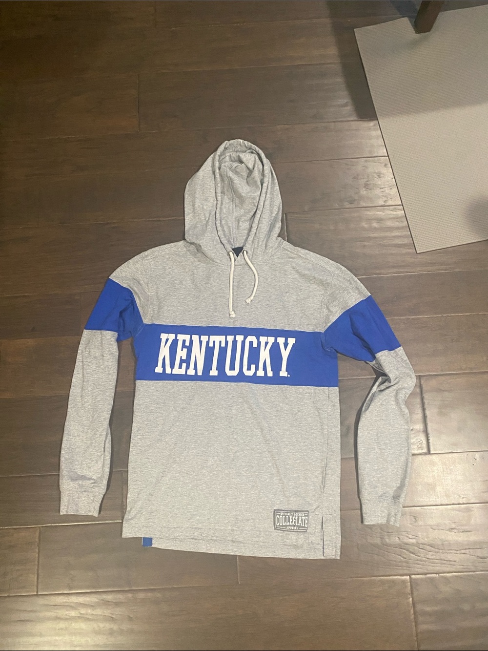 Men’s Top of the World Gray & Blue Kentucky Crewneck Hoodie